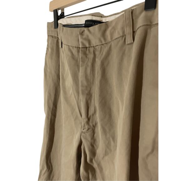 Men's Banana Republic Gavin Preppy Old Money Formal Luxury Dress Khakis 34x30 - Picture 2 of 5